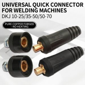 10-25 (Male-female) welding machine connector 4pcs=2pcs male and 2 pcs female.