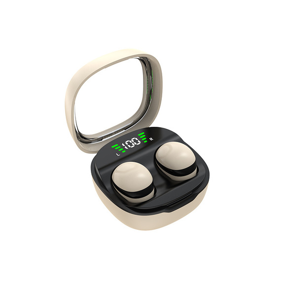 fgfdh Bluetooth headset new in-ear true wireless noise reduction ultra-small mini sleep binaural Bluetooth headset